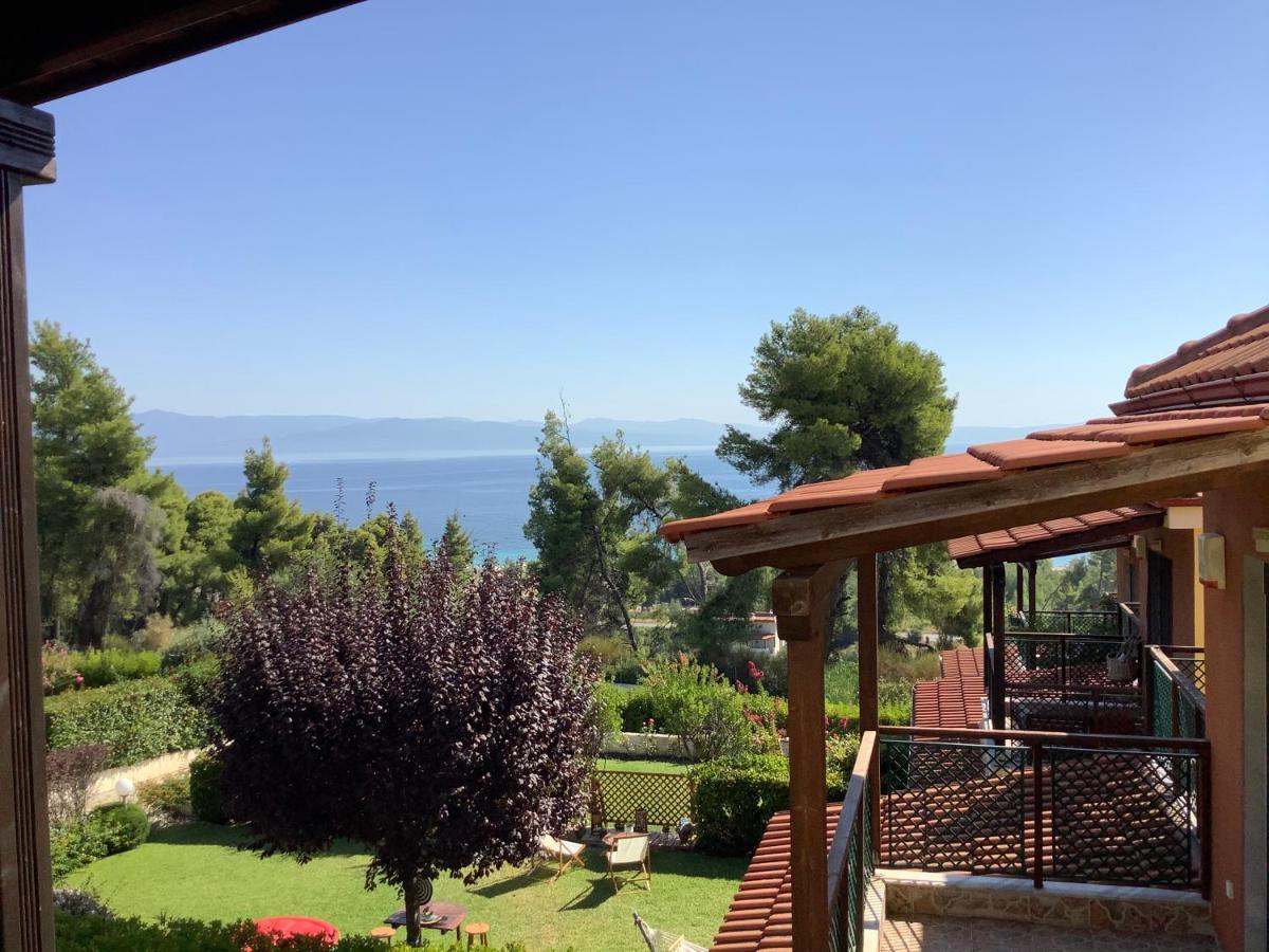 Amazing Villa With Views Sea In Paliouri Exteriör bild