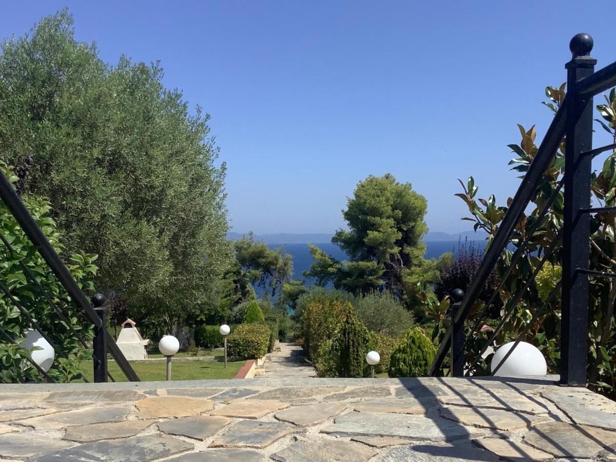 Amazing Villa With Views Sea In Paliouri Exteriör bild