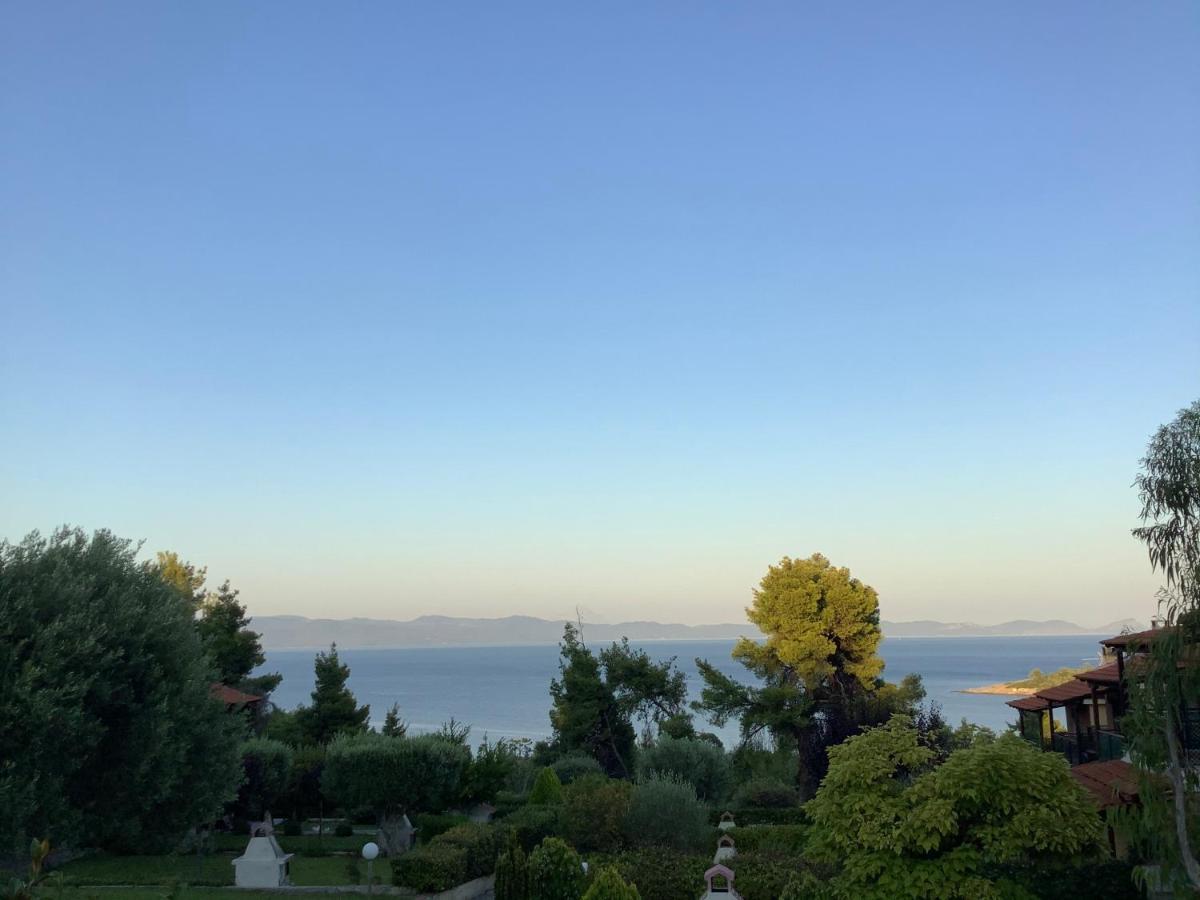 Amazing Villa With Views Sea In Paliouri Exteriör bild