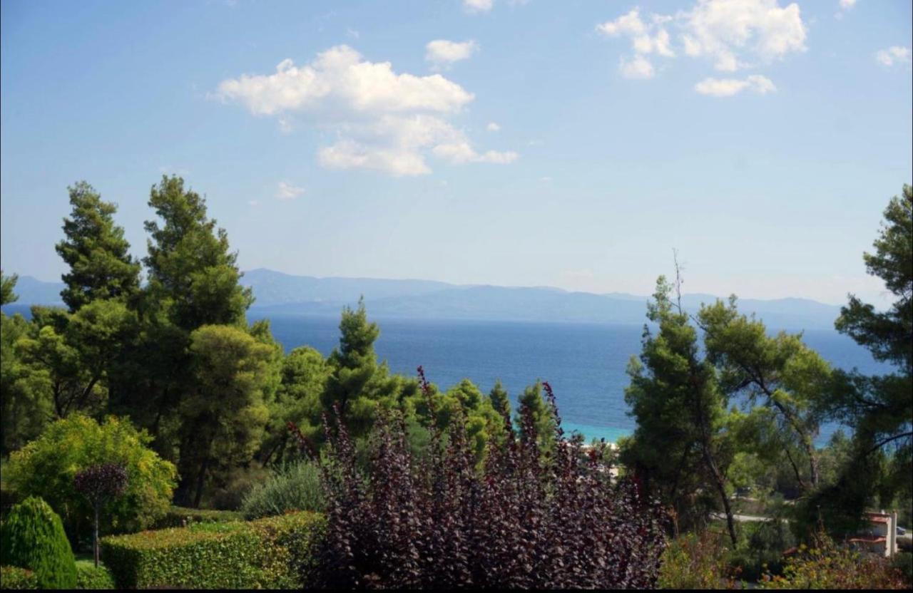 Amazing Villa With Views Sea In Paliouri Exteriör bild