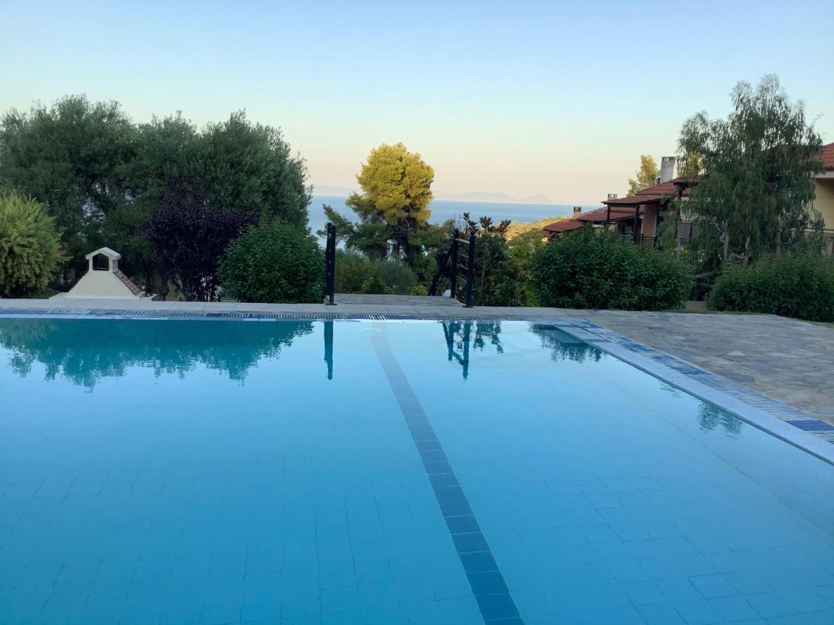 Amazing Villa With Views Sea In Paliouri Exteriör bild