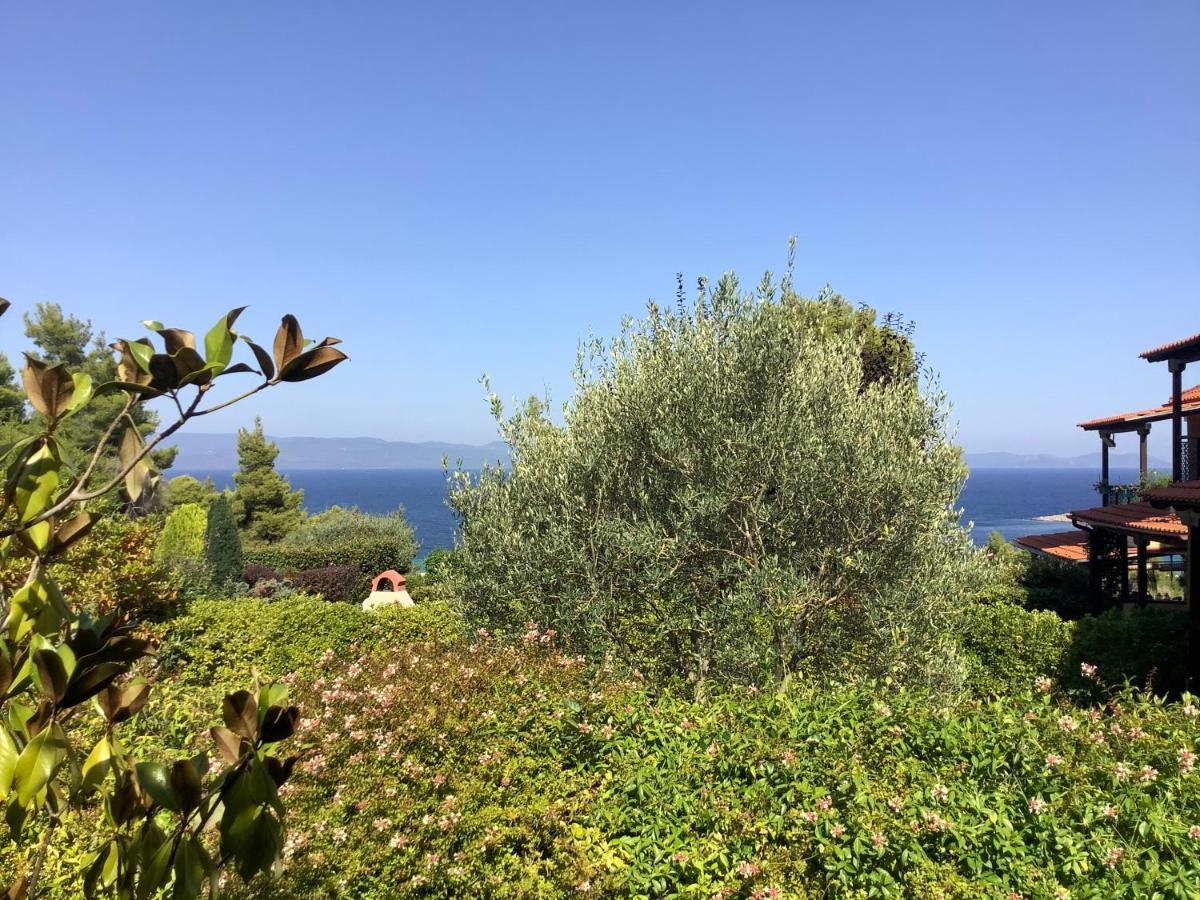 Amazing Villa With Views Sea In Paliouri Exteriör bild