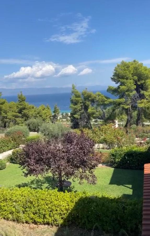 Amazing Villa With Views Sea In Paliouri Exteriör bild