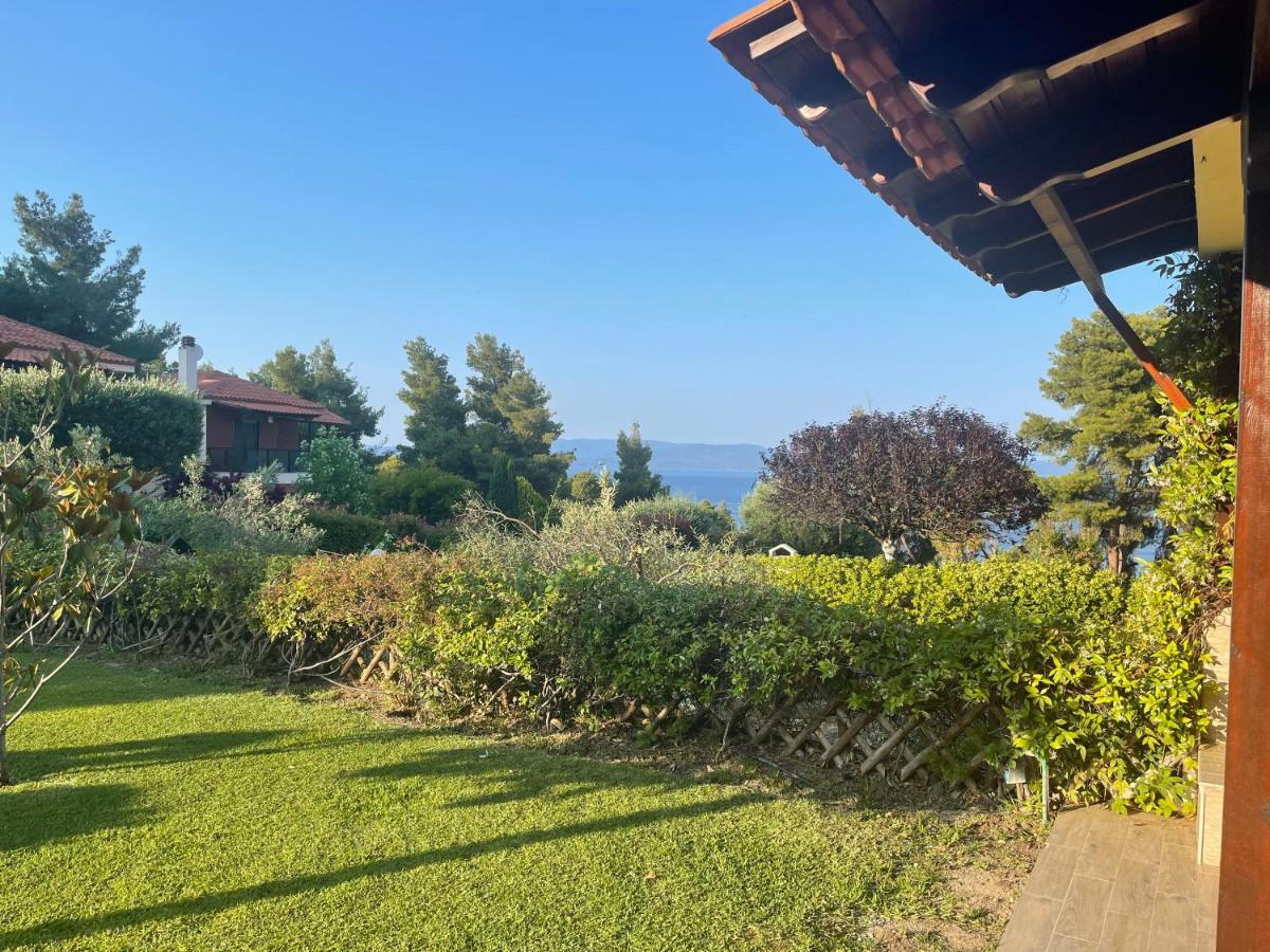 Amazing Villa With Views Sea In Paliouri Exteriör bild